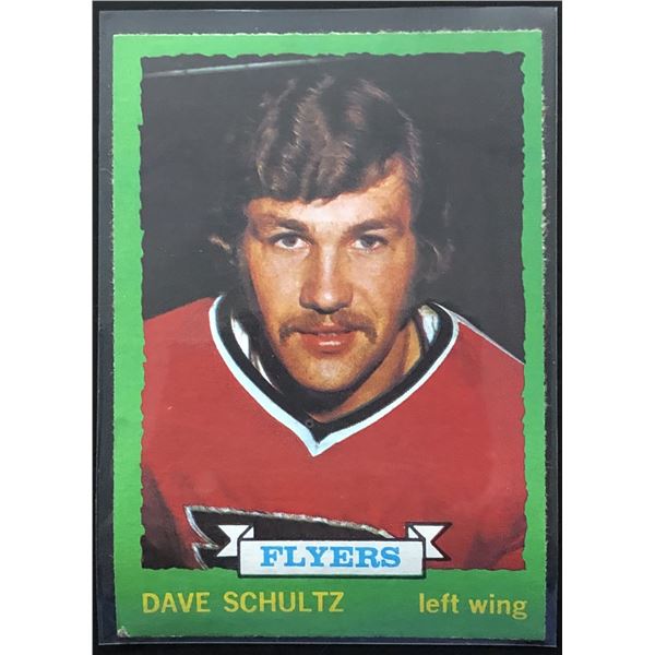 1973-74 TOPPS DAVE SCHULTZ