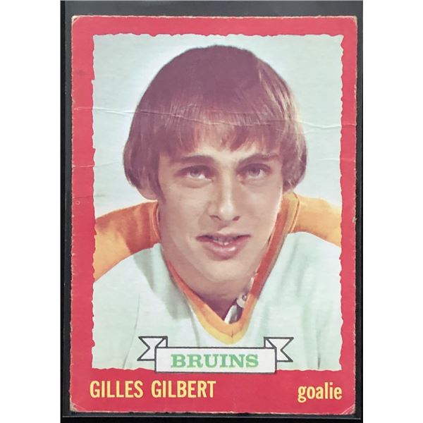 1973-74 TOPPS GILLES GILBERT ROOKIE CARD
