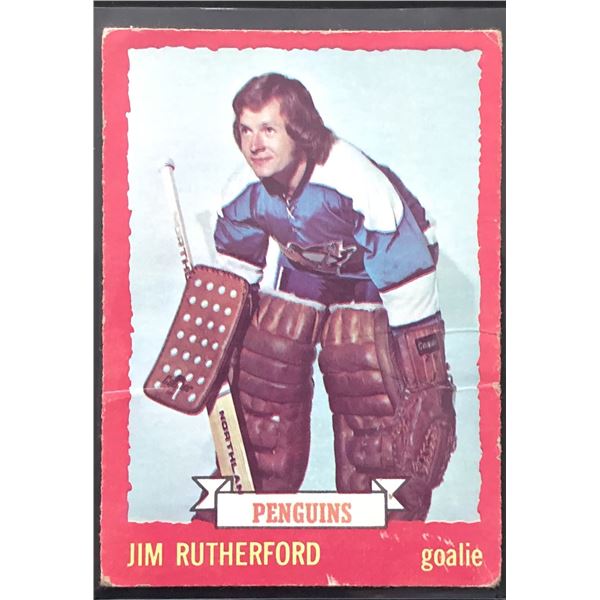1973-74 TOPPS JIM RUTHERFORD (HOF)