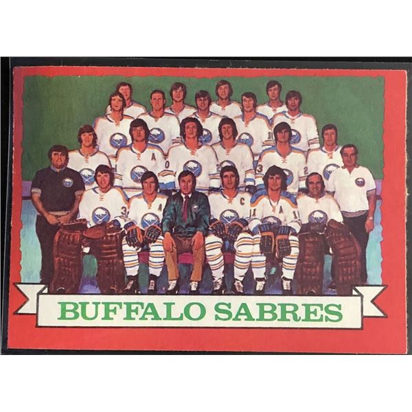 1973-74 TOPPS BUFFALO SABRES