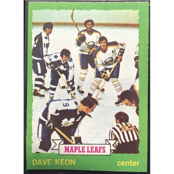 1973-74 TOPPS DAVE KEON (HOF)
