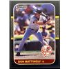 Image 1 : 1987 DONRUSS DON MATTINGLY (HOF)