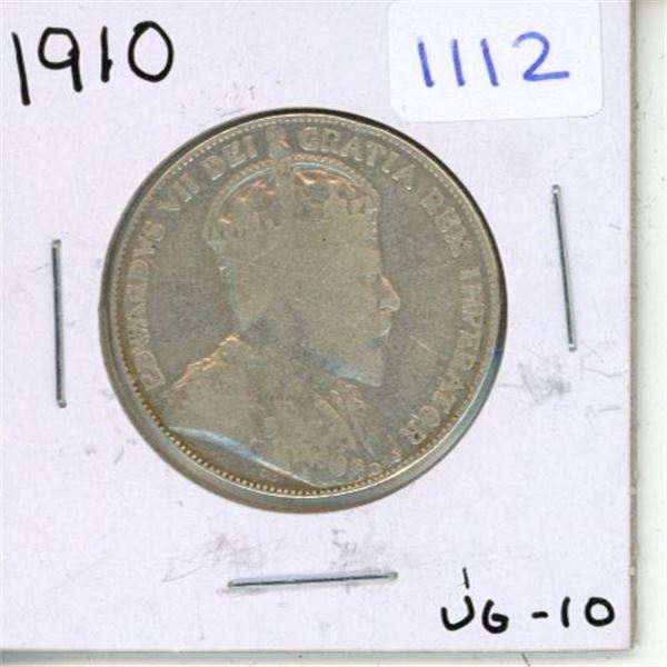 1910 Canadian Fifty Cent