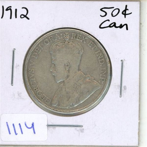 1912 Canadian Fifty Cent