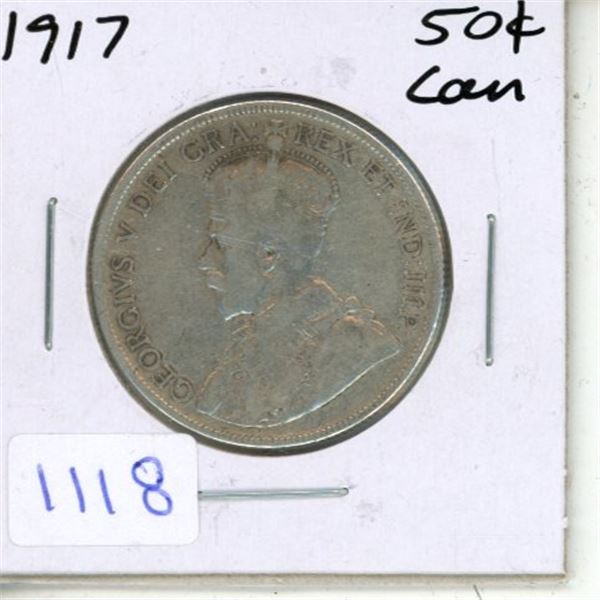 1917 Canadian Fifty Cent