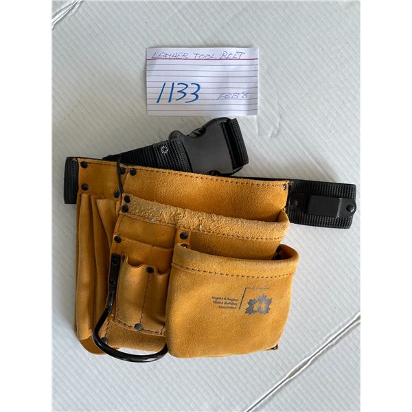 Leather tool belt
