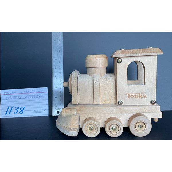 Tonka wooden train engine