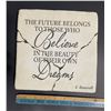 Image 1 : Custom hand-lettered quote plaque