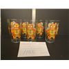 Image 1 : 7 gingerbread man glasses - heavy glass
