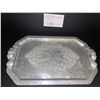 Image 1 : Serving tray - Continental, handwrought aluminum