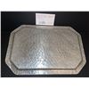 Image 2 : Serving tray - Continental, handwrought aluminum