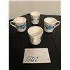 Image 1 : 4 Corning Blue Velvet mugs