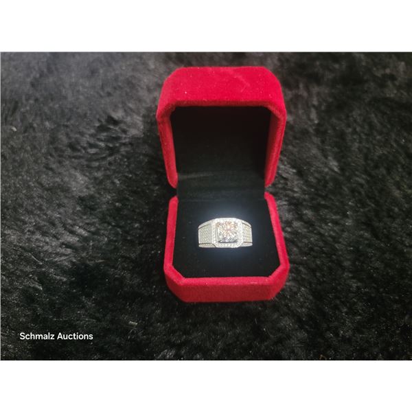 2.00 CT GRA CERTIFIED ROUND BRILLIANT CUT MOISSANITE STONE VVS D COLOR SET IN CENTER WITH 116 ROUND 