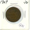 Image 1 : 1909 canadian large penny
