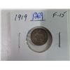 Image 2 : 1919 Canadian Silver 5 Cents. F-15.
