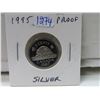 Image 1 : 1995 Canadian Silver 5 Cents. Proof-67 with Ultra Heavy Cameo. Sterling Silver.