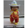 Image 1 : Cowboy with Hobby Horse Figurine. Cabbage Patch Kids.