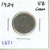 Image 1 : 1924 Canadian Five Cent