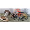 Image 1 : reciprocating saw, black and decker drill, light and bundle rope