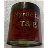 Image 1 : Small T&B Myrtle Cut Tobacco Tin
