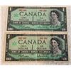 Image 1 : Centennial Canadian Dollar bills
