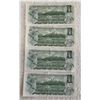 Image 2 : Four Sequential 1973 Canadian Dollar Bills