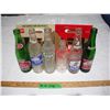 Image 1 : 6 Vintage Pop Bottles w/ 2 Cardboard Cartons