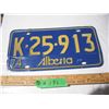 Image 1 : 1974 Alberta License Plate