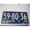 Image 2 : 1964 & 1970 Alberta License Plates