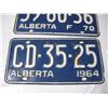 Image 3 : 1964 & 1970 Alberta License Plates