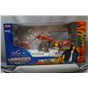 Image 1 : Orange county choppers "fire bike" 1:10 scale diecast chopper motorcycle NIB