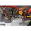 Image 2 : Orange county choppers "fire bike" 1:10 scale diecast chopper motorcycle NIB