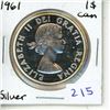 Image 1 : 1961 Canadian Silver Dollar