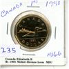 Image 1 : 1991 Canadian Loonie