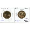 Image 1 : (2) 2002 Canadian Loonie