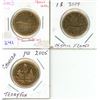 Image 1 : 2003, 2004 and 2005 Canadian Loonie.