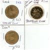 Image 1 : 2006, 2007 and 2009 Canadian Loonie.