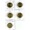 Image 1 : 2014, 2015, 2016, 2017 and 2020 Canadian Loonie.
