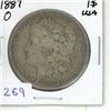 Image 1 : 1887O USA Morgan Dollar