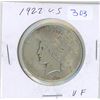 Image 1 : 1922 USA SILVER DOLLAR (PEACE)