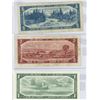 Image 2 : CANADIAN REPLACEMENT BILLS 1954; 1$, 2$, 5$