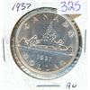 Image 1 : 1937 1$ SILVER COIN, CANADIAN