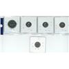 Image 2 : 2021 CASNADIAN COINS. 3X10C, 1X 50C, 1-1990 DIME