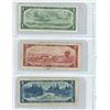 Image 2 : CANADIAN BILLS. 1954 1$, 2$, 5$ (3 BILLS)