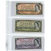 Image 1 : CANADIAN CURRENCY 1954 - 50$, 20$, 10$, 5$,2$, 1$. (6 BILLS)