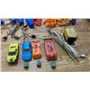 Image 8 : Vintage Strombecker With Cars & Aurora AFX with controllers, trestles, 4 wall-pad C slot Race Car Tr