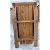 Image 3 : Baby & Kids' Traditional Vintage Style Wooden Winter Sleigh/Sled & Seat Pad