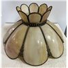 Image 1 : Antique Ti?any Lead Hanging Stained Glass Ceiling Light Lamp Shade 19” Diameter