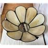 Image 5 : Antique Ti?any Lead Hanging Stained Glass Ceiling Light Lamp Shade 19” Diameter