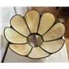 Image 6 : Antique Ti?any Lead Hanging Stained Glass Ceiling Light Lamp Shade 19” Diameter
